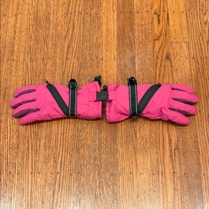 All in Motion - Pink Winter Snow Gloves with Black Accents - Kids 8 - 14